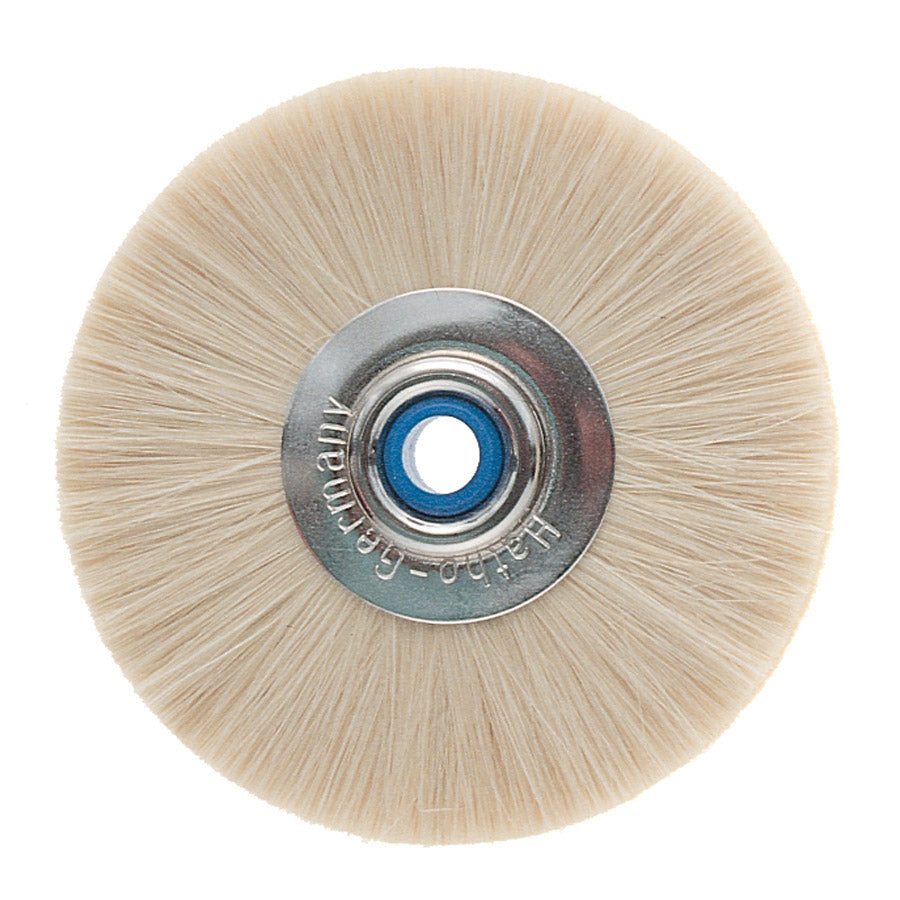 Hatho slimline polishing brush Ø51mm for precision metal finishing white