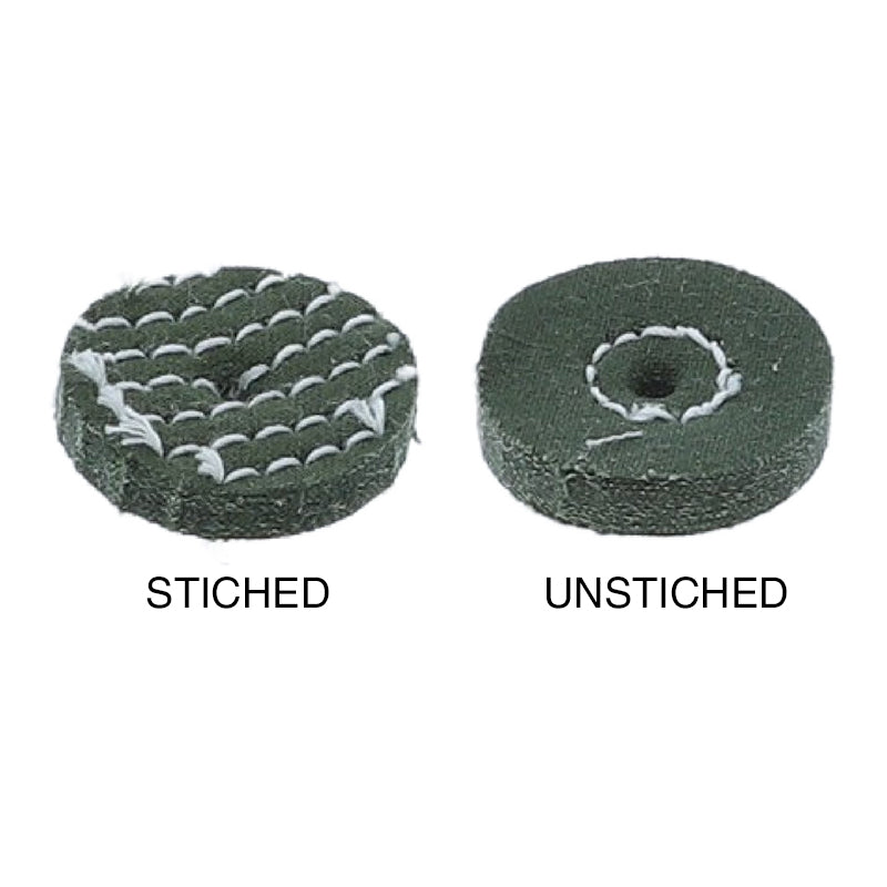 Mini Buff - Green - Stitched or Unstitched