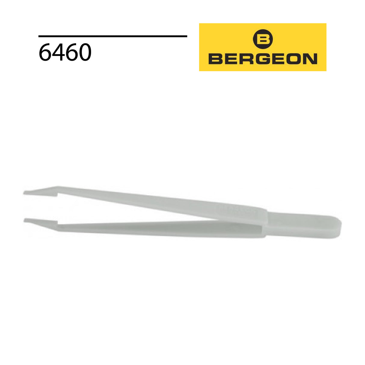 Swiss-made Bergeon non-marring plastic tweezers for handling delicate watch parts and gemstones