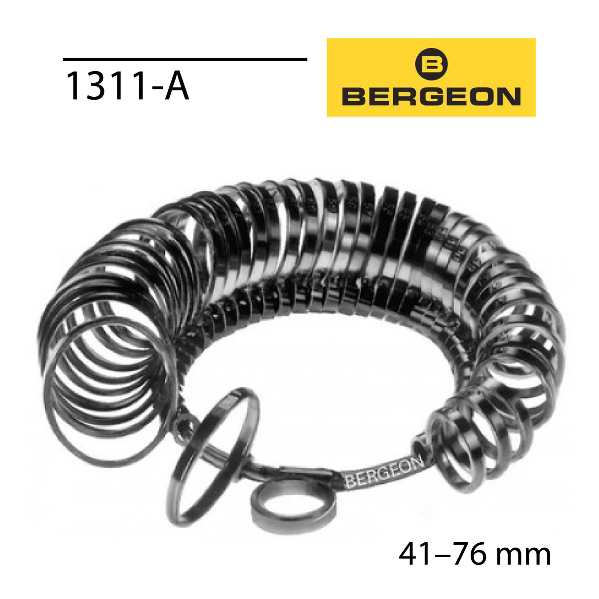 Bergeon ring gauge set French sizes 1 to 36