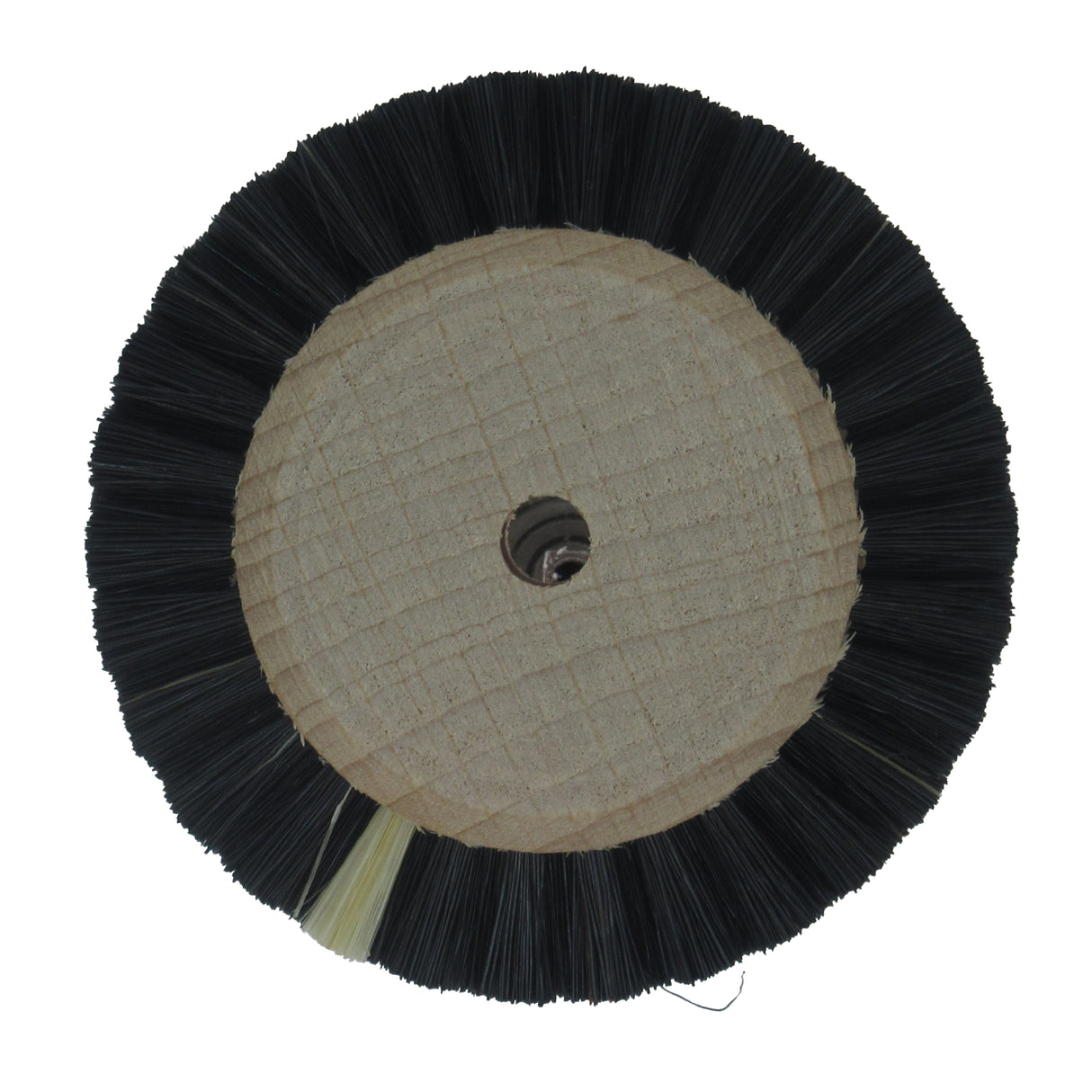 Hatho extra hard Chungking bristle polishing brush with wooden core for jewelry lathe