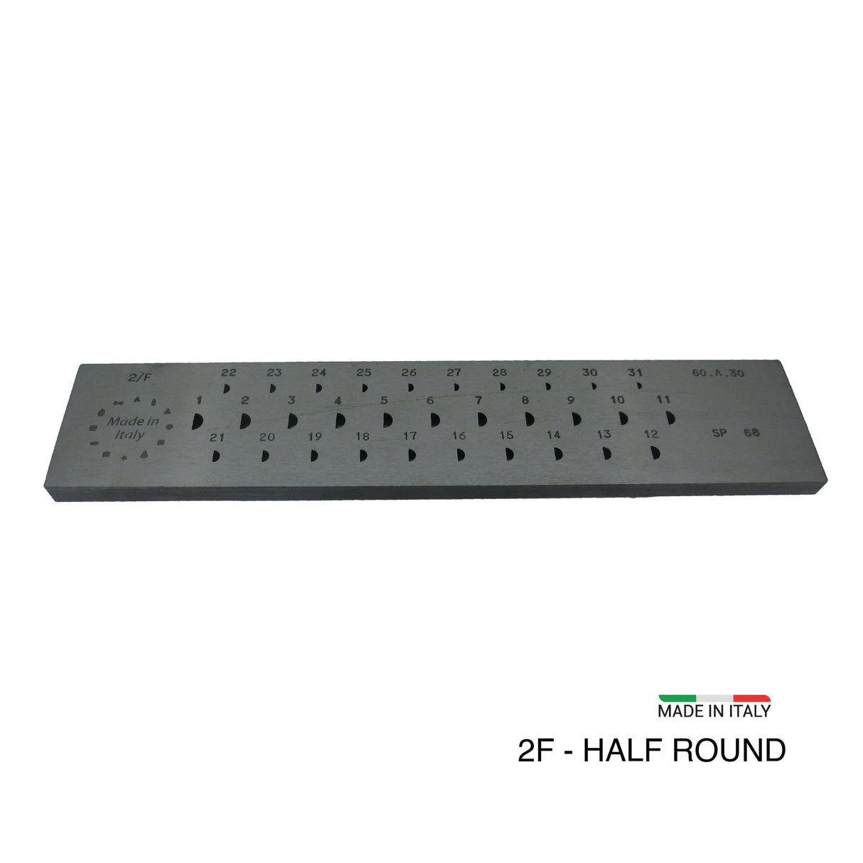 HALF ROUND 50% - Steel Drawplates - Italy