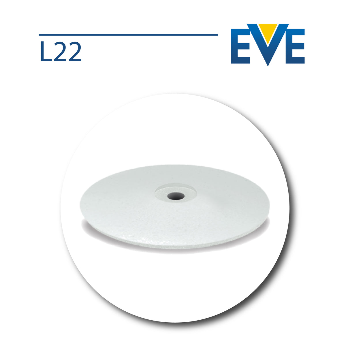 EVE - Ruota in Silicone Non Montata - K/Bordo - Ø22 X 4 MM