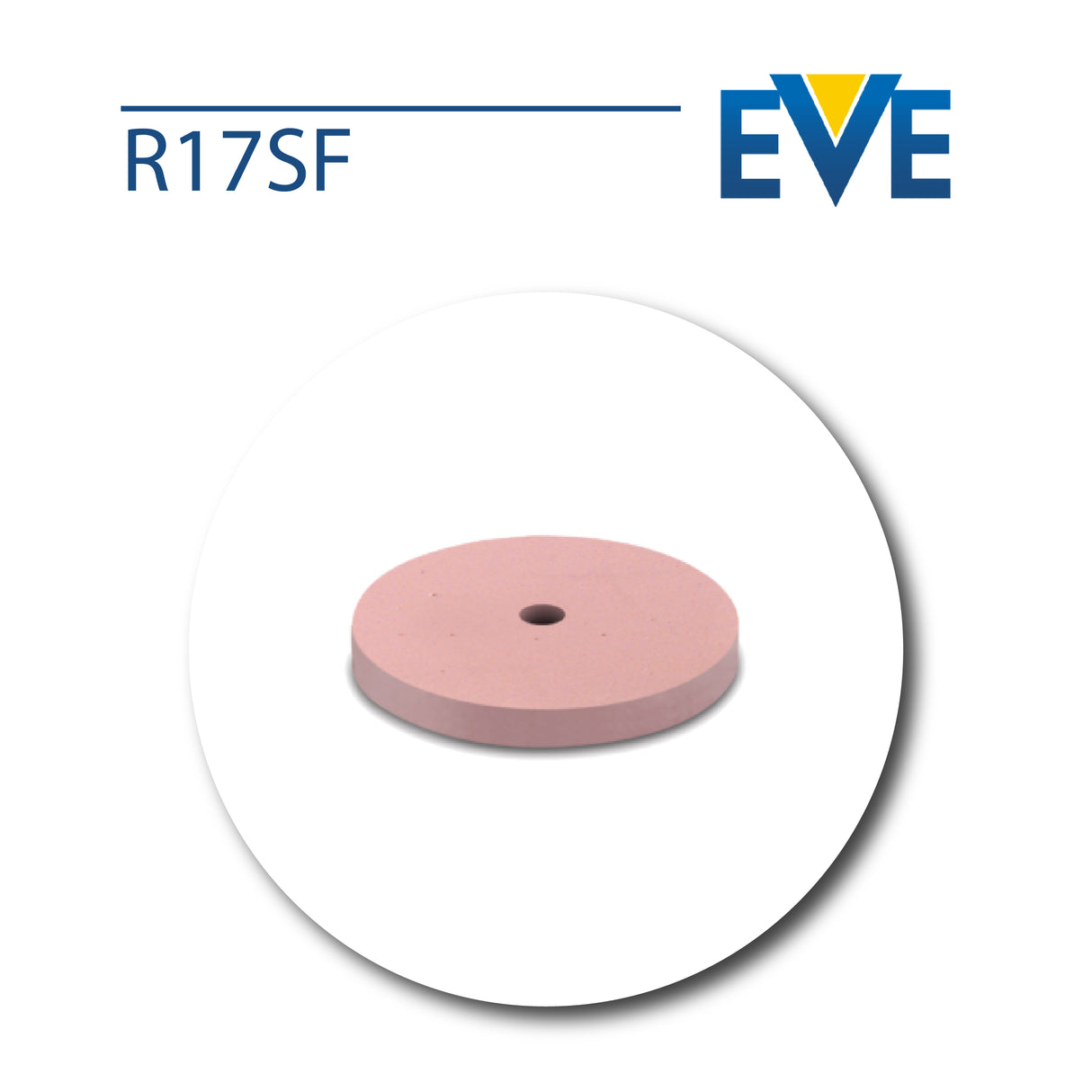 Ruedas de silicona sin montar EVE - Borde cuadrado - Tamaño Ø 17 x 3 MM