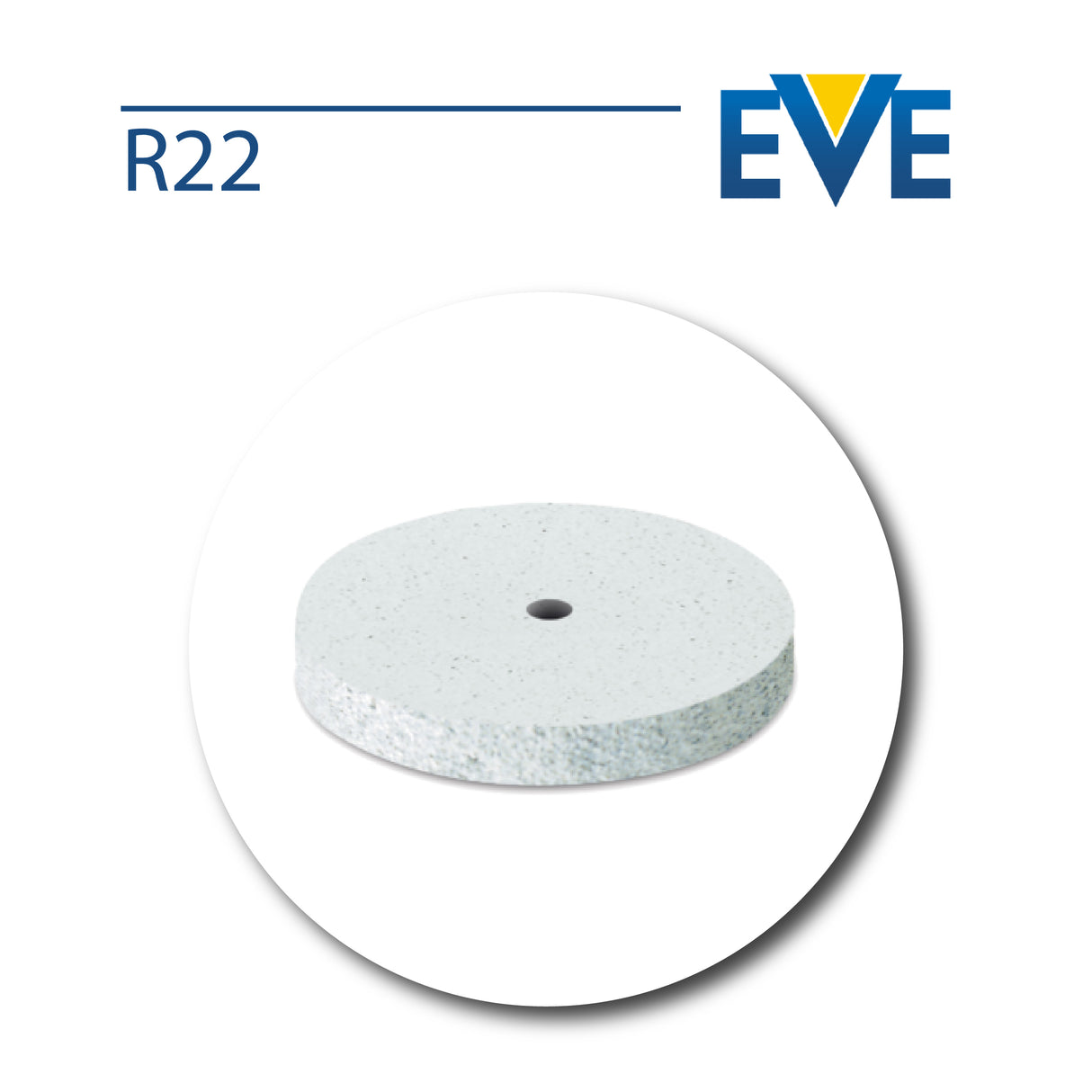 Ruote in Silicone Non Montate EVE - Bordo Quadrato - Dimensione Ø22 x 3 MM