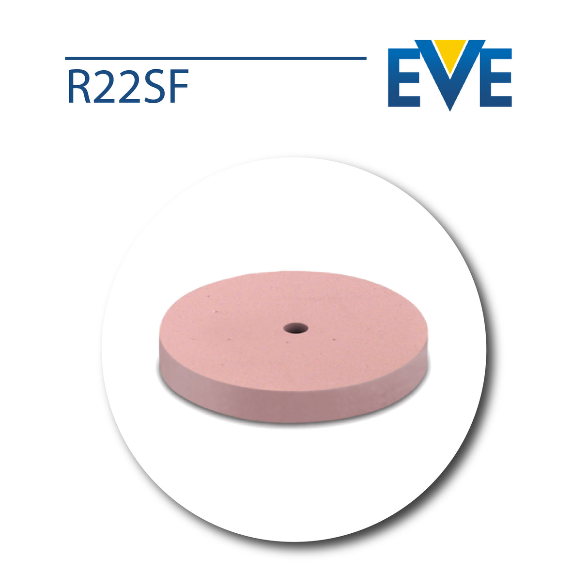 Ruote in Silicone Non Montate EVE - Bordo Quadrato - Dimensione Ø22 x 3 MM