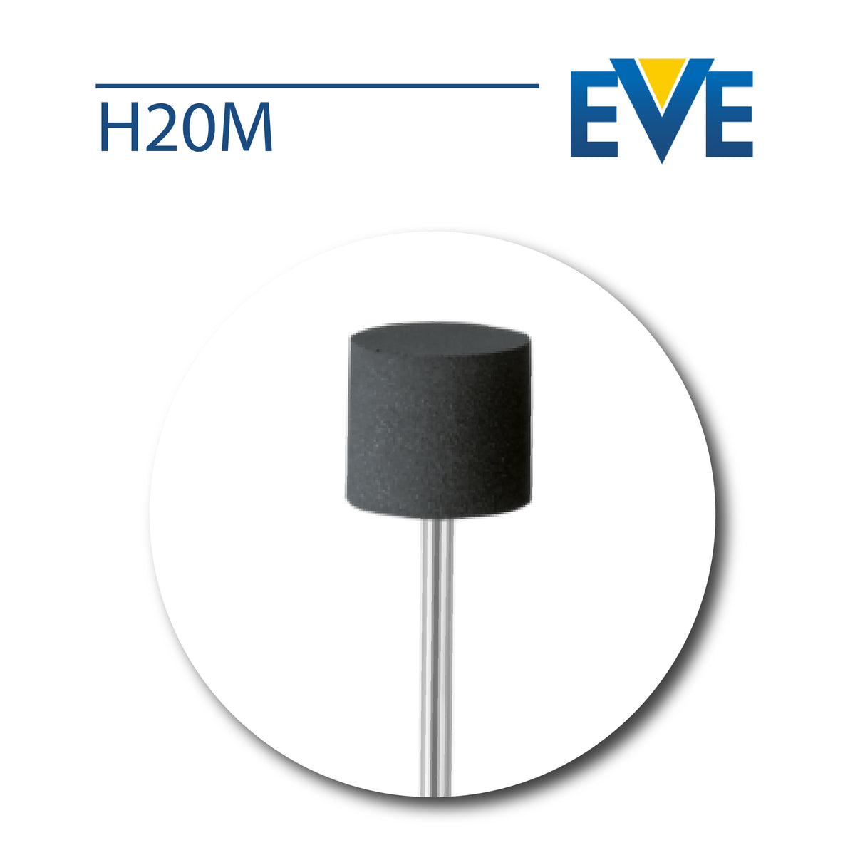Cylinder silicone polishing bur for precious metal finishing