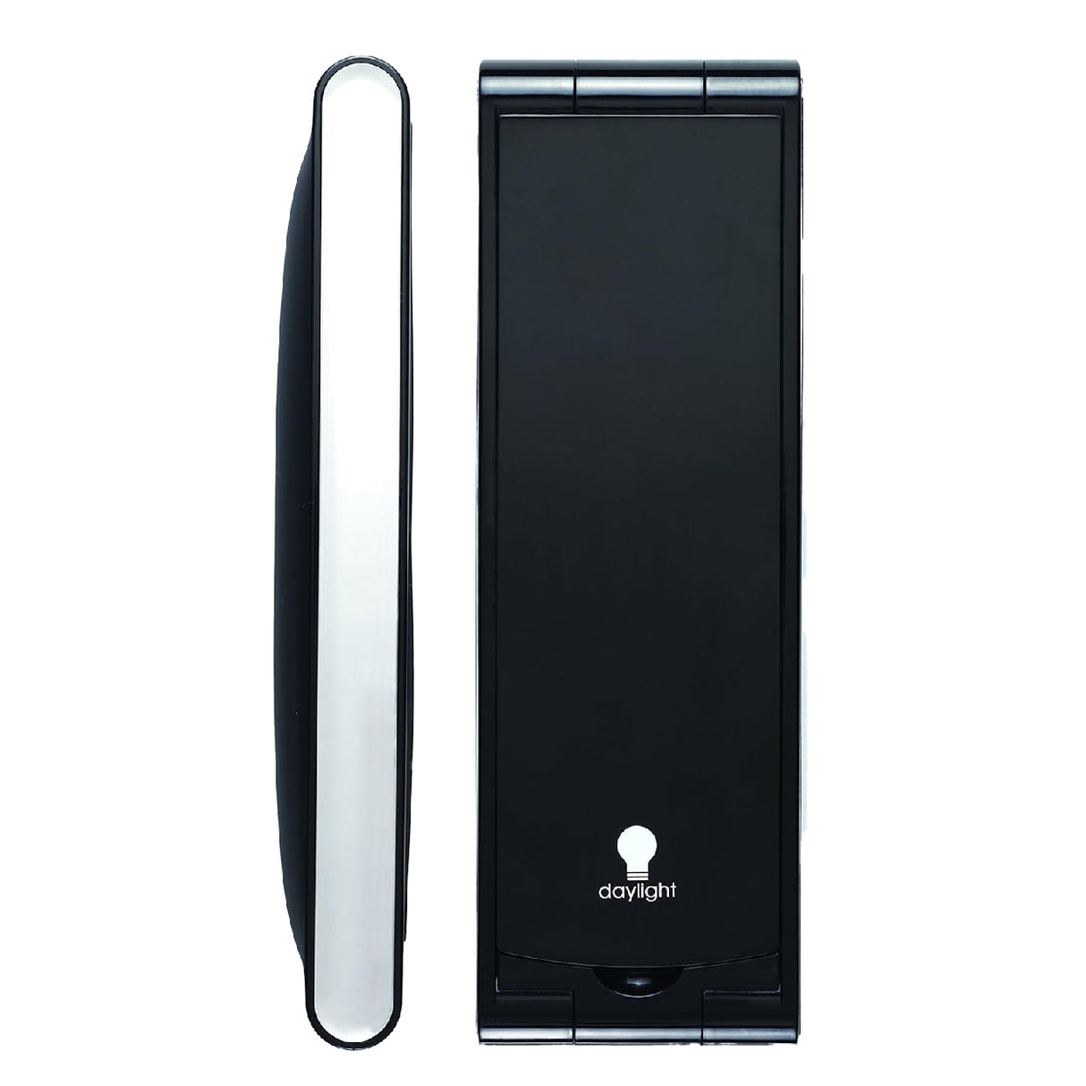 Black Foldi LED lamp showing 30 daylight LEDs for detailed work FLAT