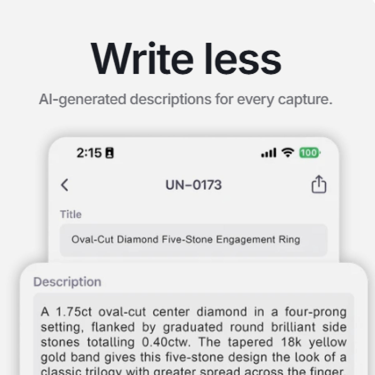 GemLightbox Mini smartphone jewellery photography workflow for jewellery retailers
