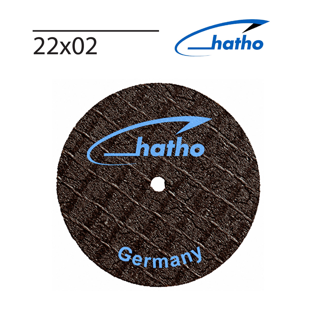 Hatho reinforced fibre cutting disc 22mm for metal
