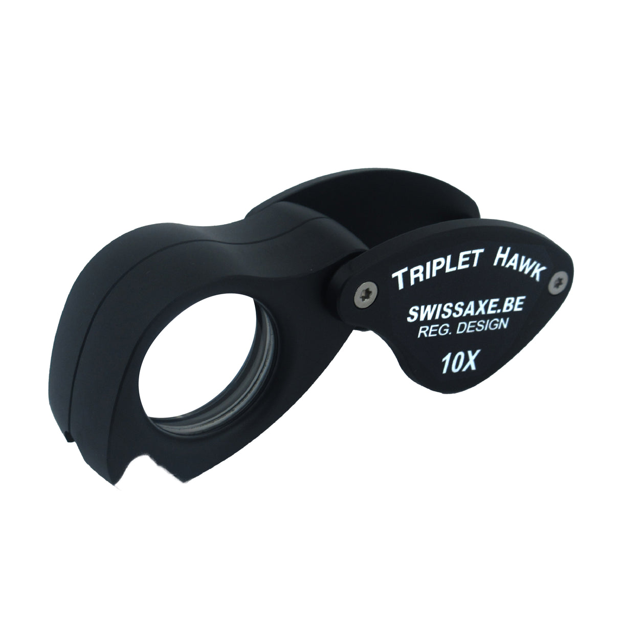 Triplet jeweller's loupe with distortion-free optical performance