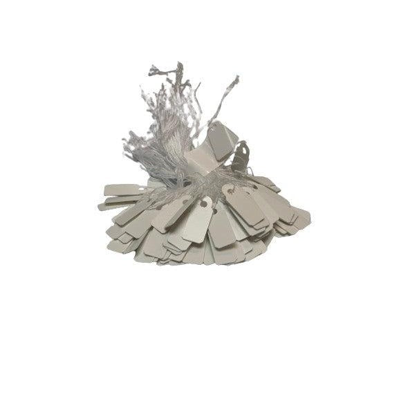 Tags PVC with string - White