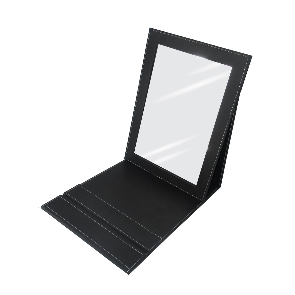 Miroir en similicuir pour présentoir à bijoux