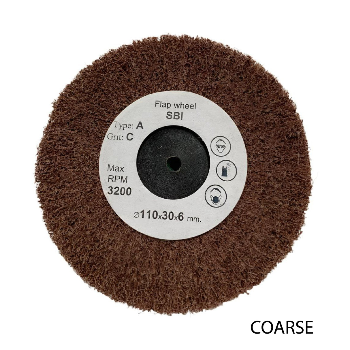 Satin polishing wheel for precious metal jewellery finishing