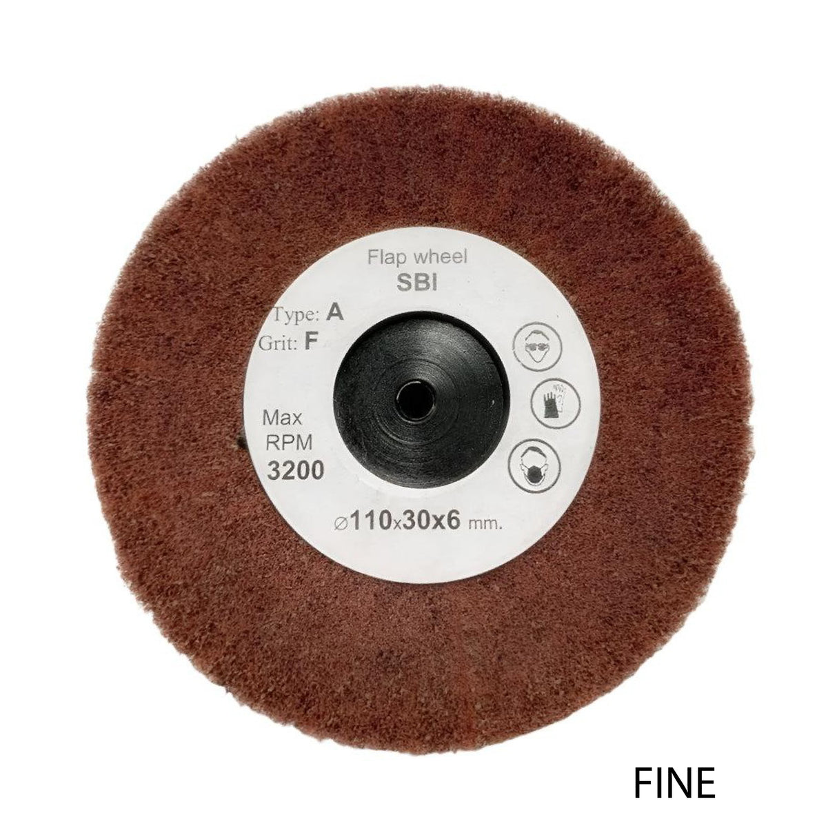 Jewellery satin finishing wheel for creating uniform matte surfaces