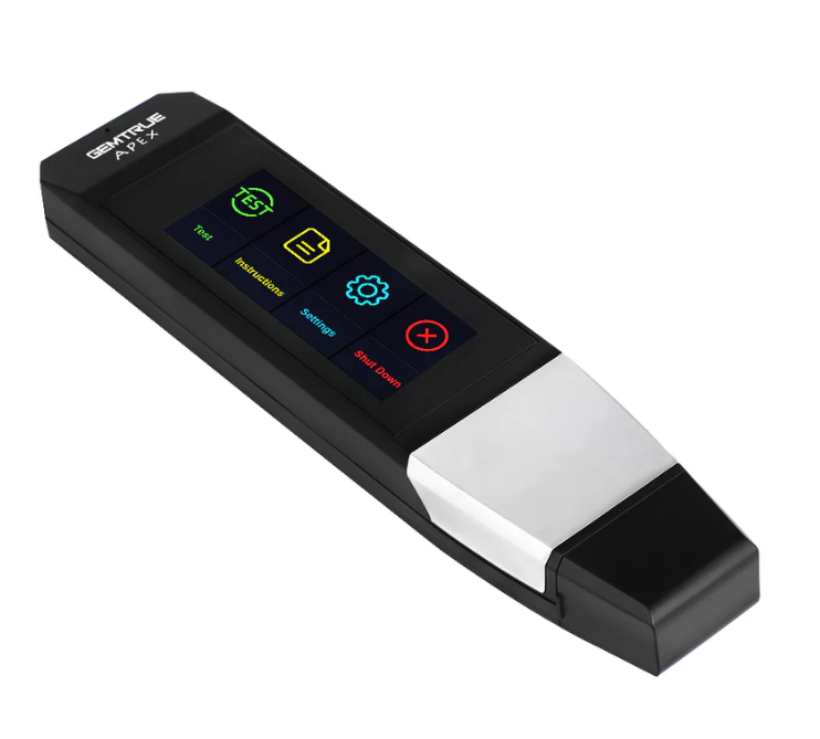 GemTrue APEX DK10300 diamond tester with digital display and probe tip