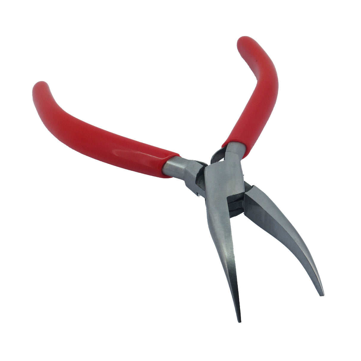 Bent chain nose pliers 140mm with smooth jaws for jewellery making