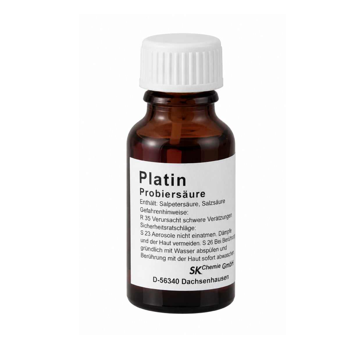 Platinum testing solution 20ml for touchstone testing