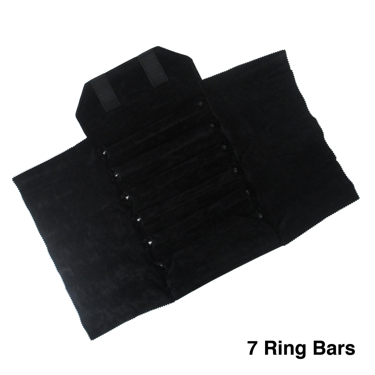 Jewelry roll 23x43 cm for traveling jewelry and ring display