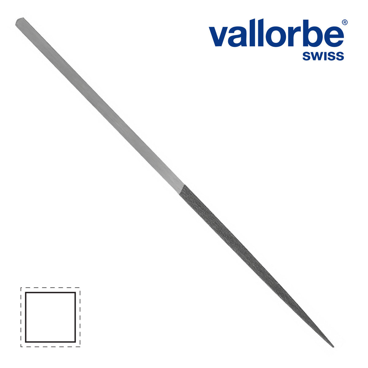 Vallorbe Habilis square file 215mm Cut 00