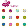 12 pairs ear studs Easy Piercy Classic