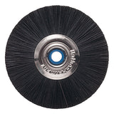 Hatho slimline polishing brush Ø51mm for precision metal finishing black