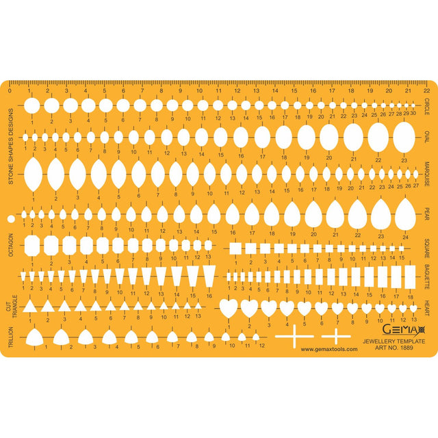 Jewelry Template - Stone Shape Designs - #1889