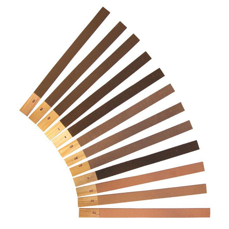 Mix of 12 emery sticks - FLAT