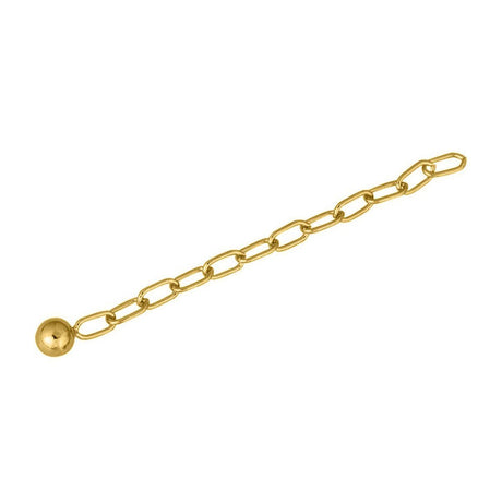 Prolongation chains 925/- silver gold plated