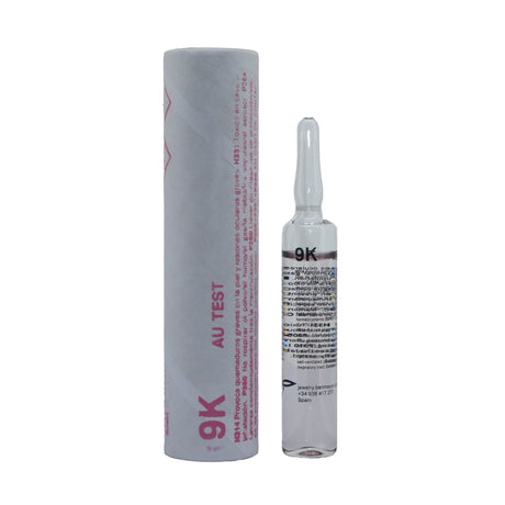 9K testing acid solution 15 ml ampoule