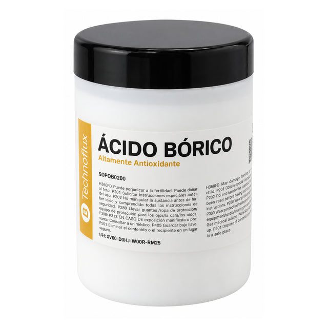 Boric acid powder 880g container for jewellery melting and metalworking