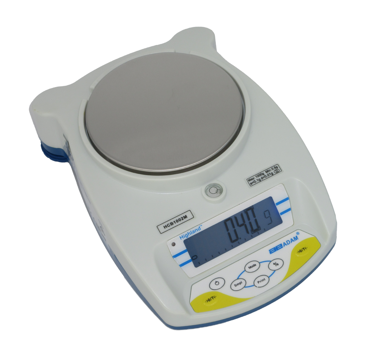 Precision jewelry scale Adam Equipment HCB 602aM with stainless steel pan