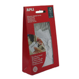 APLI acid free white string tags with thread for jewellery and pricing