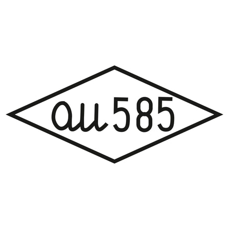 Curved Jewelry Hallmark Stamp with Frame – Belgium Standard