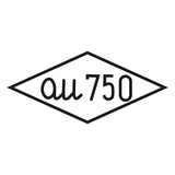 Curved Jewelry Hallmark Stamp with Frame – Belgium Standard