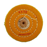 Augusta yellow cotton polishing buff disc for scratch removal 4X50
