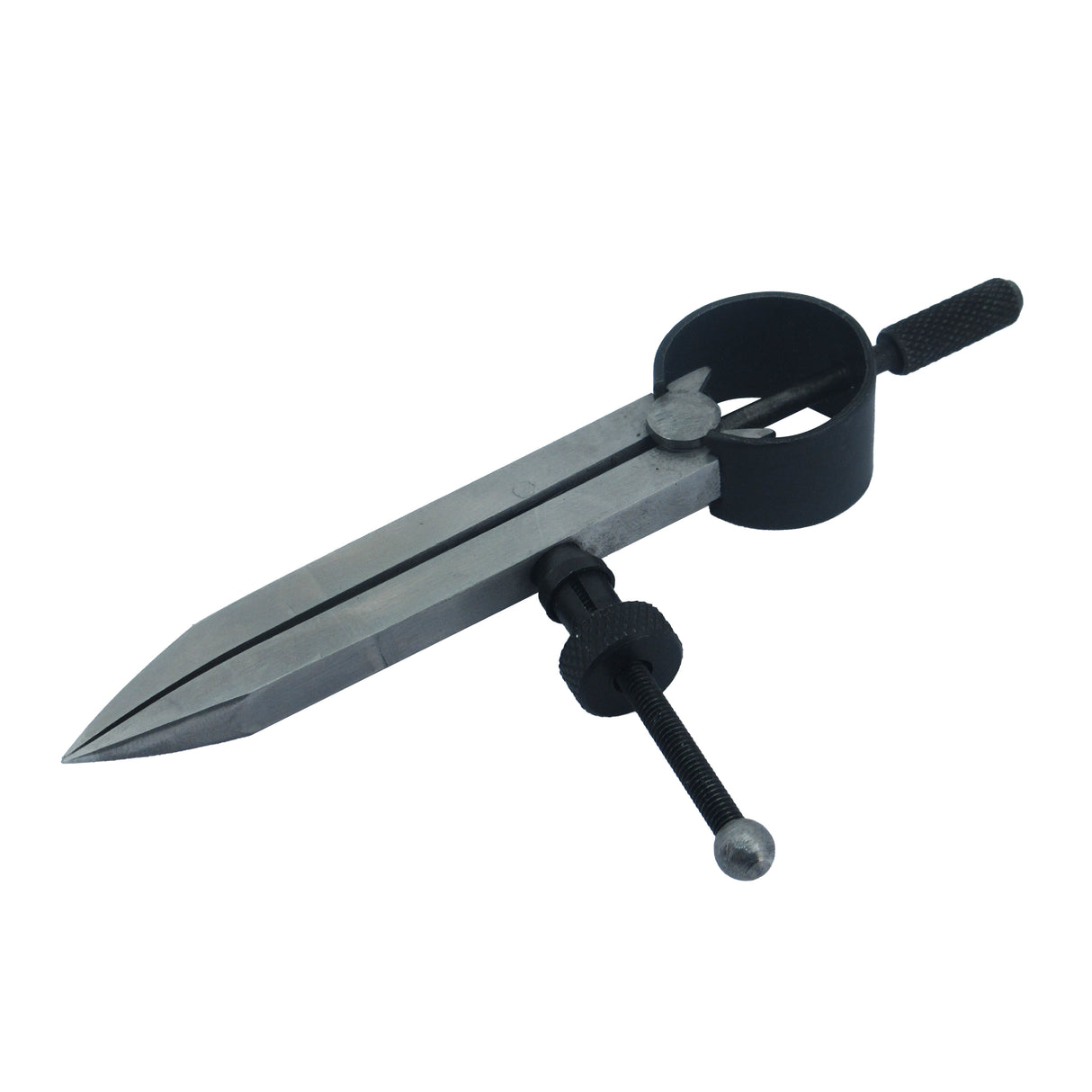 Steel spring divider measuring and marking tool for goldsmiths