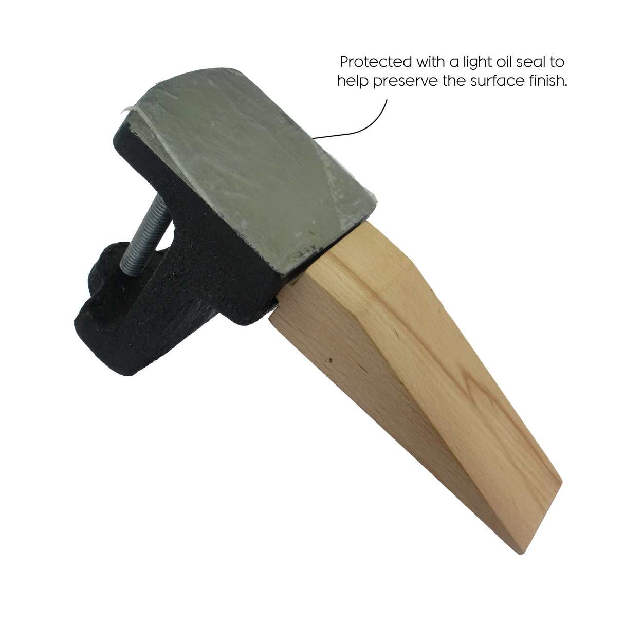 Bench Pin with Cast Iron Clamp | Wooden Bench Peg
