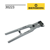 Professional Bergeon bracelet cutter with adjustable stops for accurate watch bracelet repair