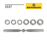 Professional Bergeon steel watch case wrench for opening and closing waterproof screw-back watches