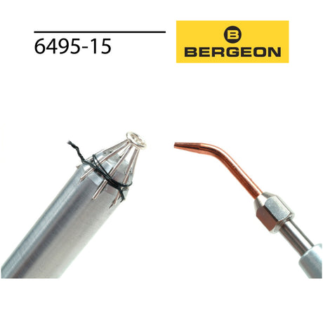 Swiss-made Bergeon steel chaton tool for manufacturing professional collet settings