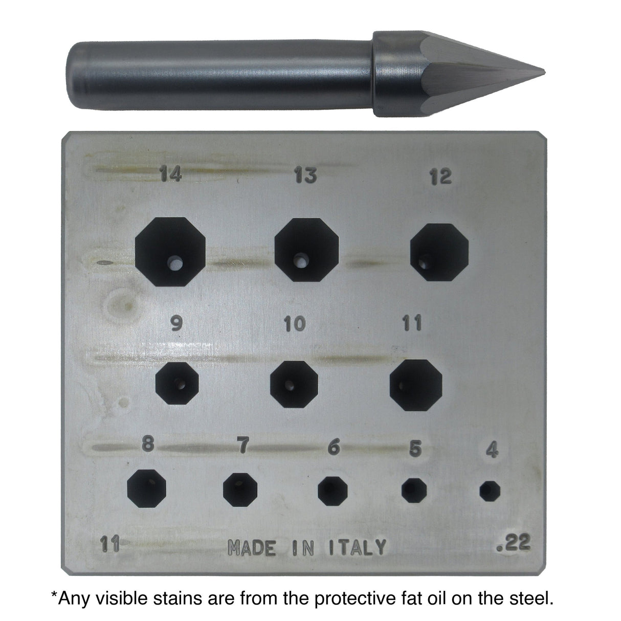 OCTAGONAL - Bezel Block and Punch Set