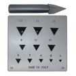 TRIANGULAR - Bezel Block and Punch Set