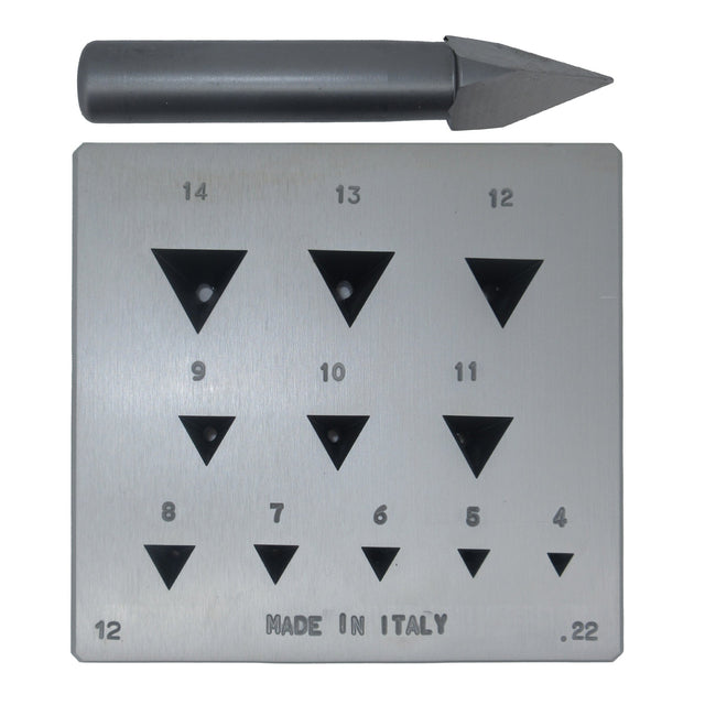 TRIANGULAR - Bezel Block and Punch Set