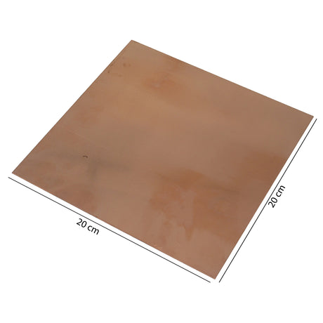 Copper plate 200x200mm square 1mm thickness pure copper sheet
