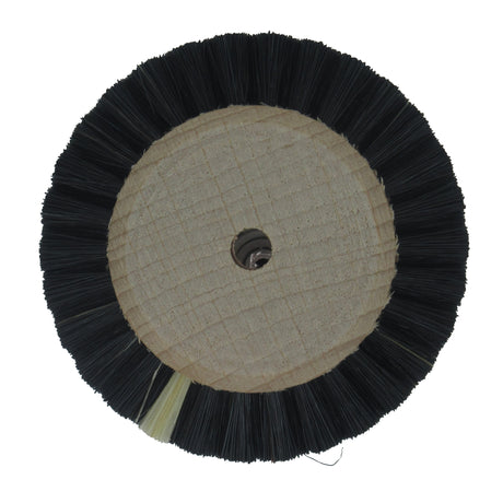 Hatho extra hard Chungking bristle polishing brush with wooden core for jewelry lathe