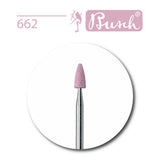 Busch jewellery abrasive point Shape 662 pink aluminium oxide mounted wheel medium grit diameter 3.5mm