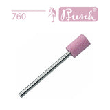 Busch Corundum Mounted Abrasive Stone Shape 760 Ø6.5mm pink aluminium oxide medium grit for jewellery making