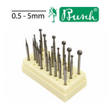 Busch Fig 1 jewellery burs with 2.35mm shanks