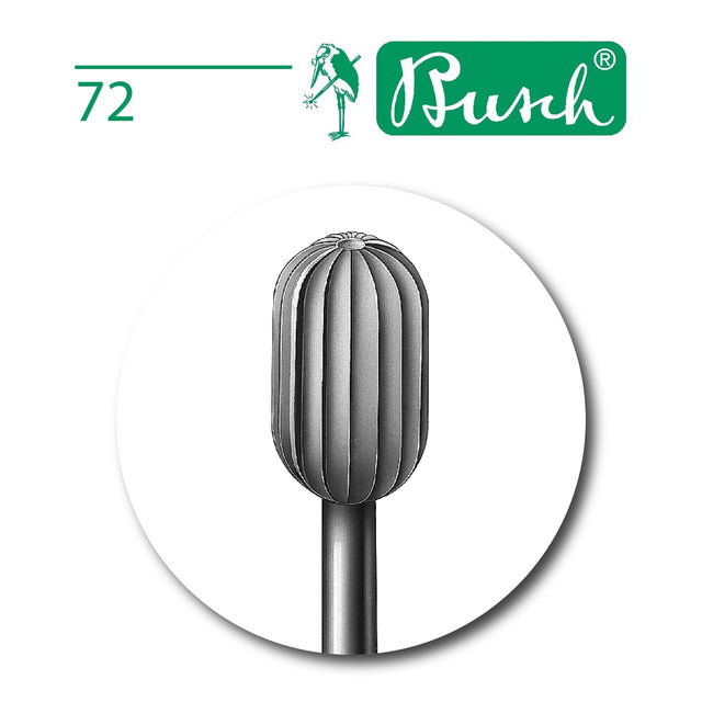 Cylinder Bur - BUSCH - fig. 72 Ø 4 mm